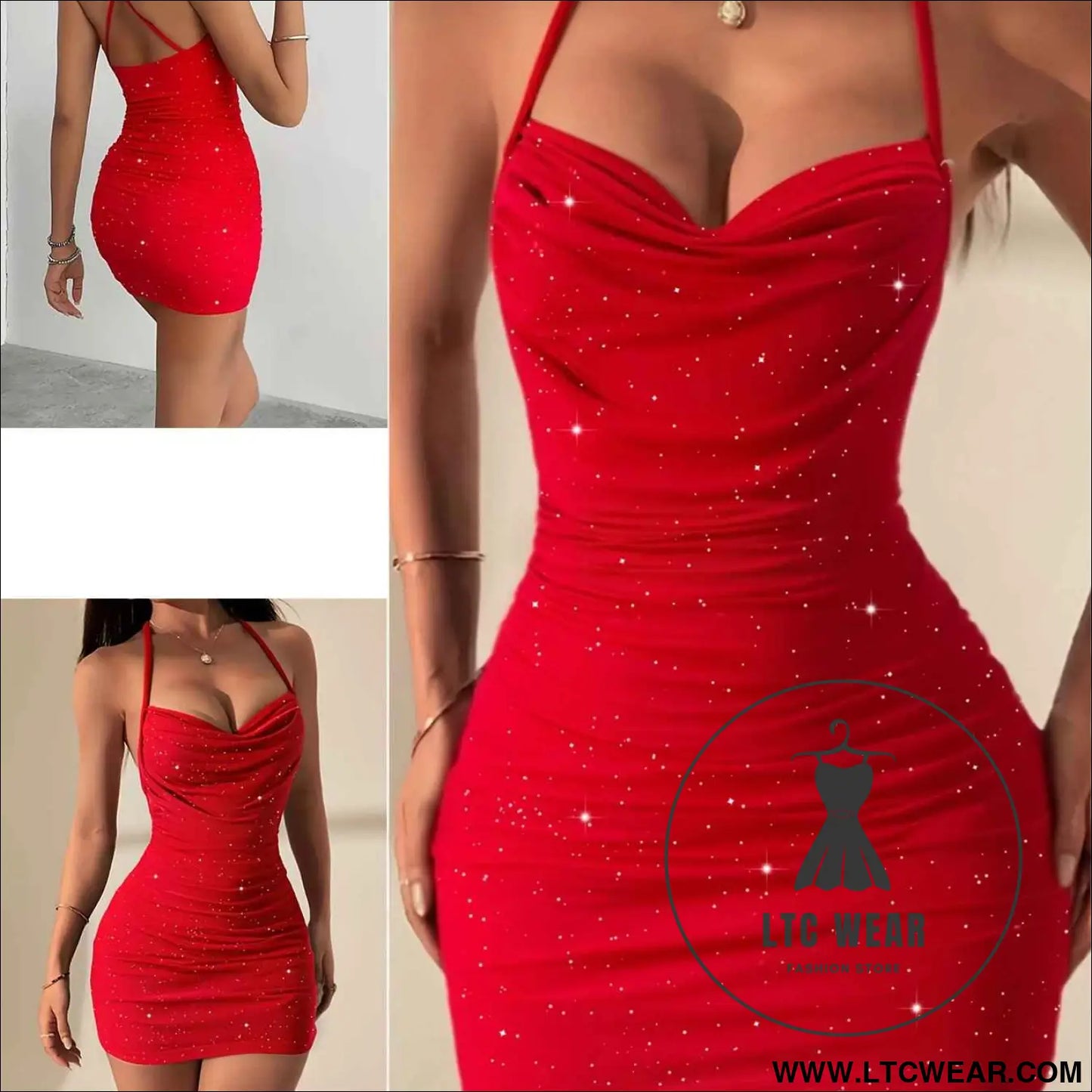 2025 Black Sequin Strappy Backless Bodycon Evening Gown