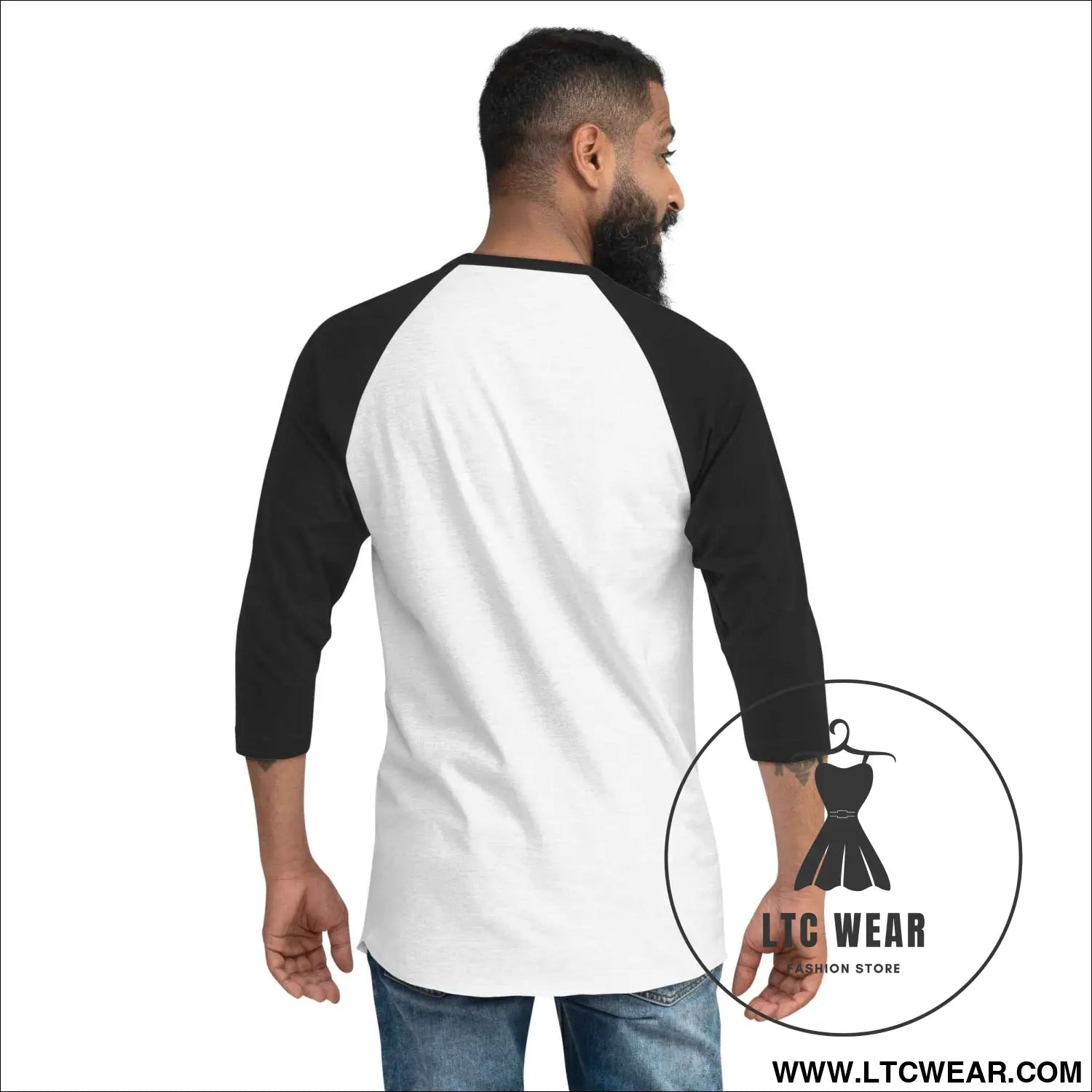 3/4 sleeve raglan shirt