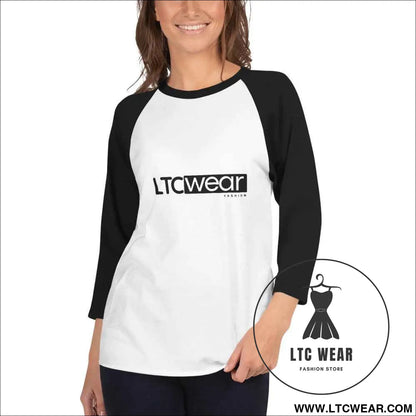 3/4 sleeve raglan shirt
