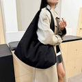 Vintage Hong Kong Nylon Tote Chic  Spacious Commuter Bag