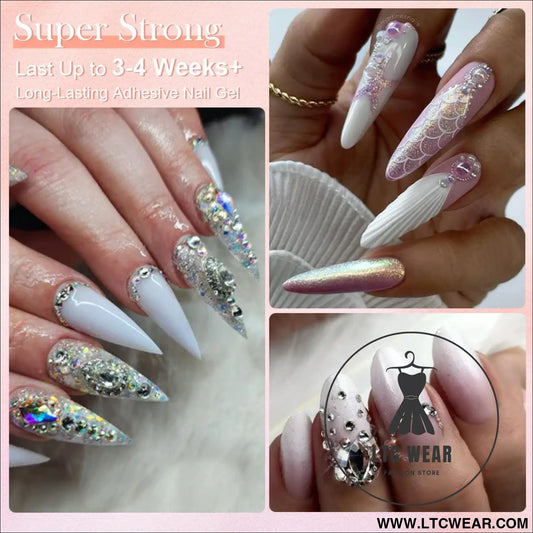 30ml Rhinestone Glue Gel: Elevate Your Nail Art Game - L.T.C Wear Online Fashion Store