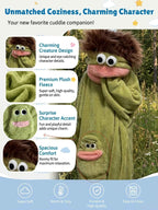 Big Mouth Monster Coral Fleece Cozy Onesie