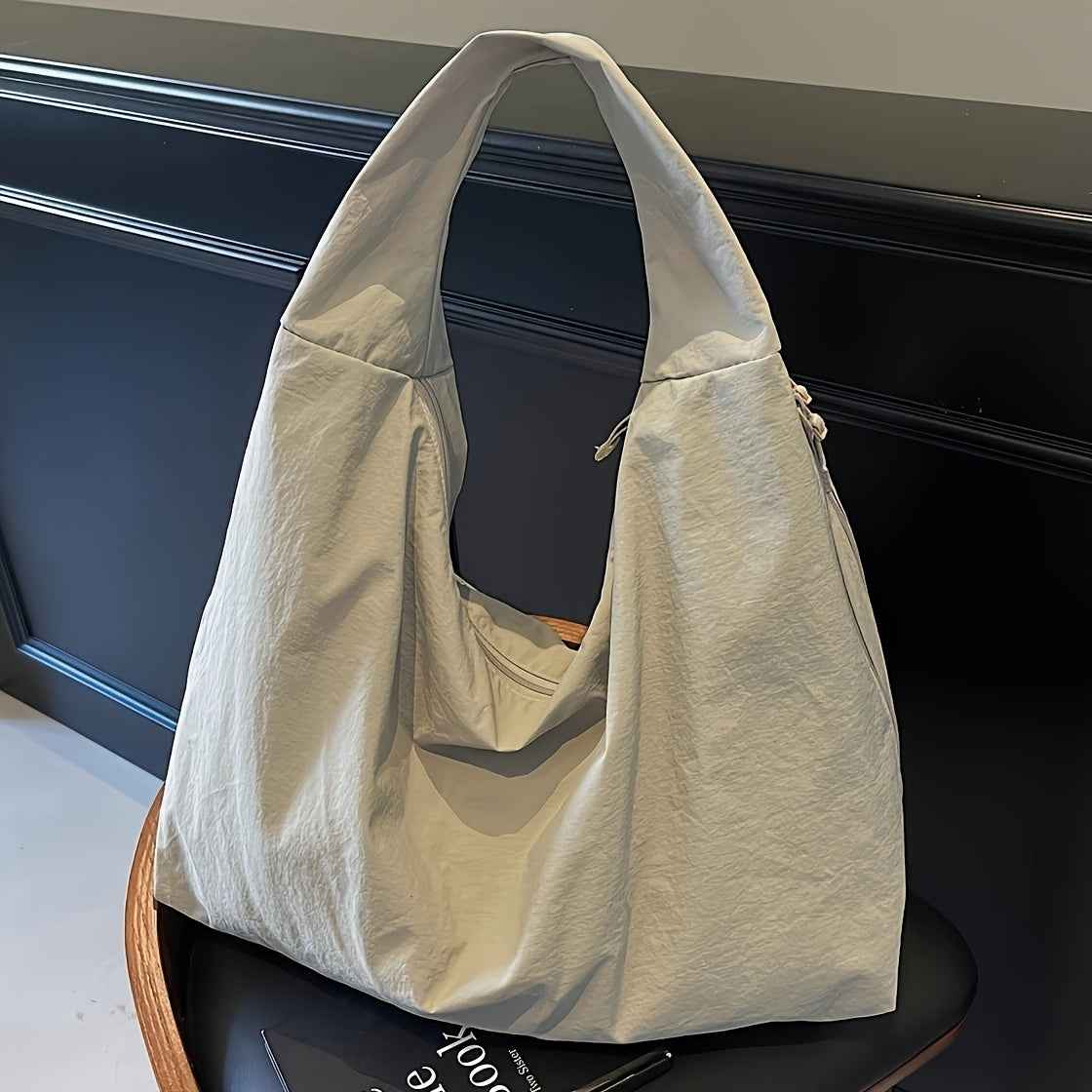 Chic Nylon Commuter Bag Large Soft Washable  Fashionable