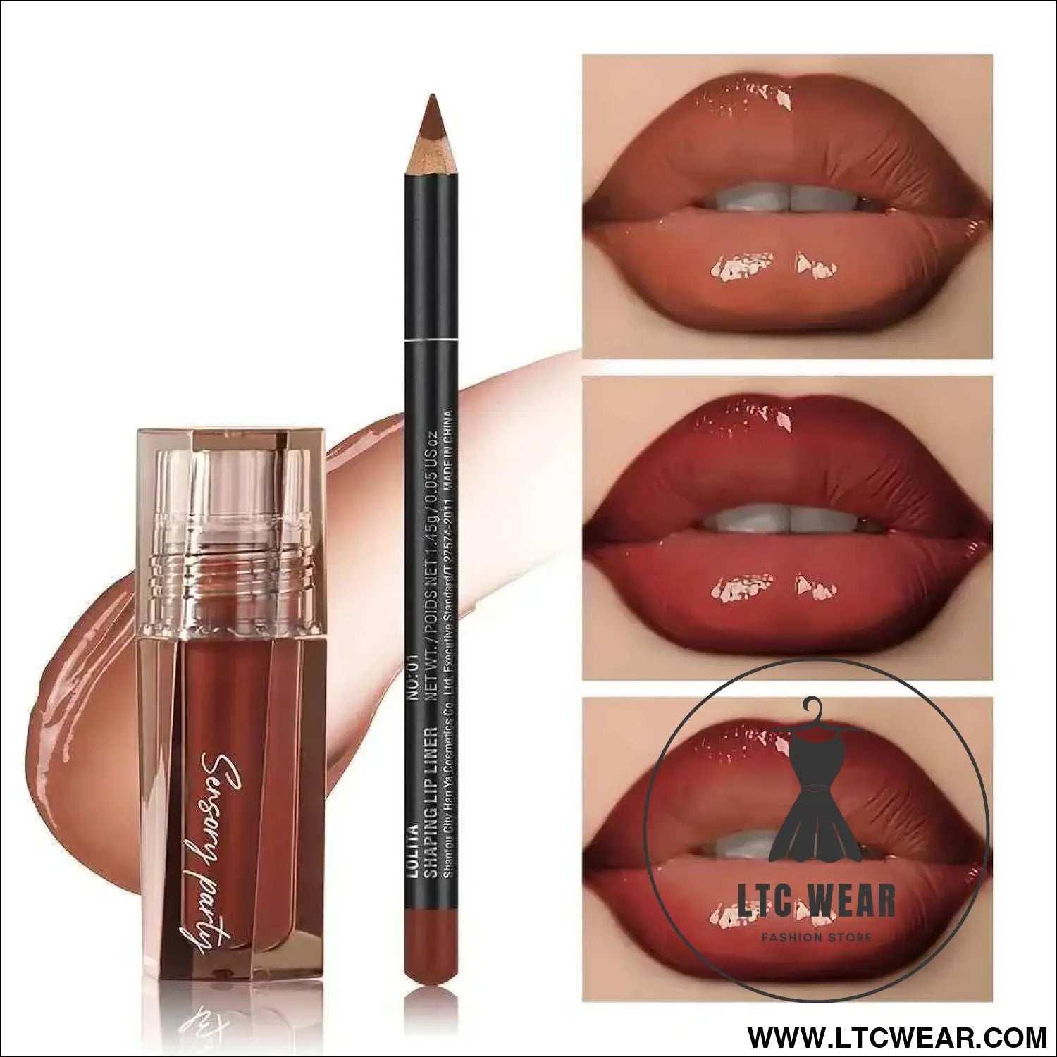 3D Lip Contour Kit: Hydrating Gloss & Liner Duo