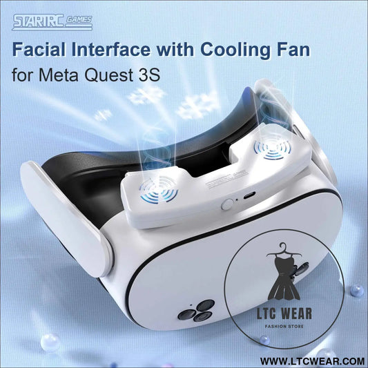 4-in-1 Cooling Face Mask Cover for Meta Quest 3S