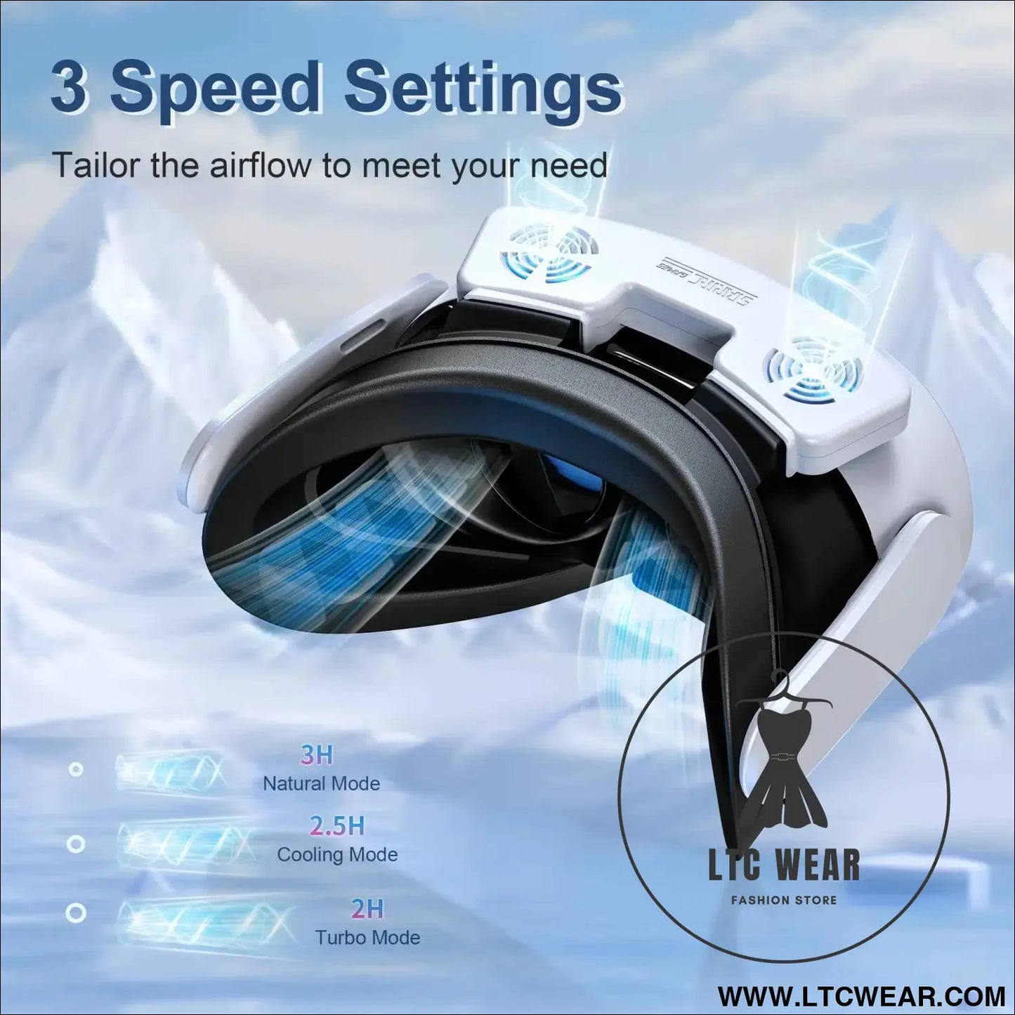 4-in-1 Cooling Face Mask Cover for Meta Quest 3S