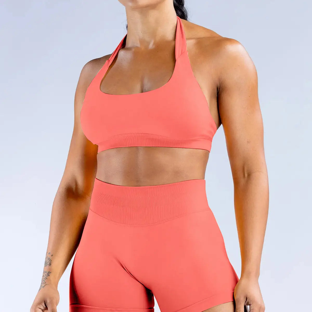 Flex & Flow: Backless Shock-Absorbing Yoga Bra Set