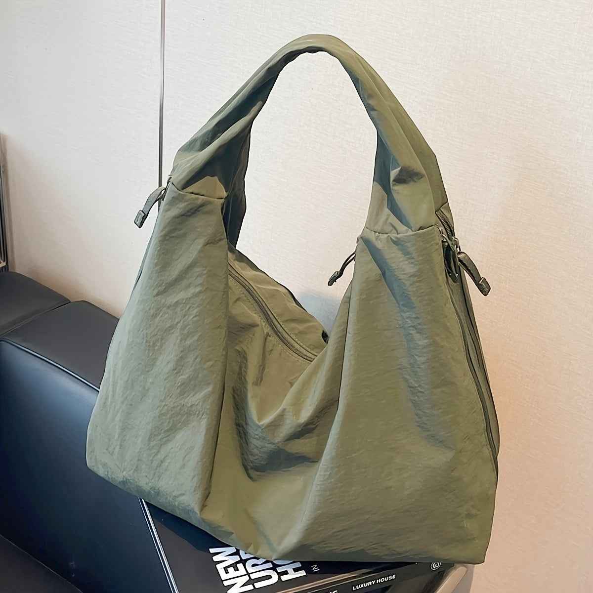 Chic Nylon Commuter Bag Large Soft Washable  Fashionable