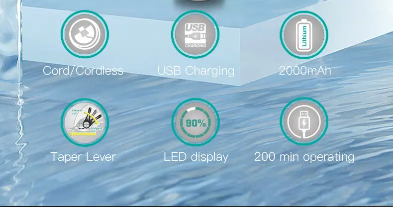Ultimate Electric Hair Clipper: Recharge & Style with Ease
