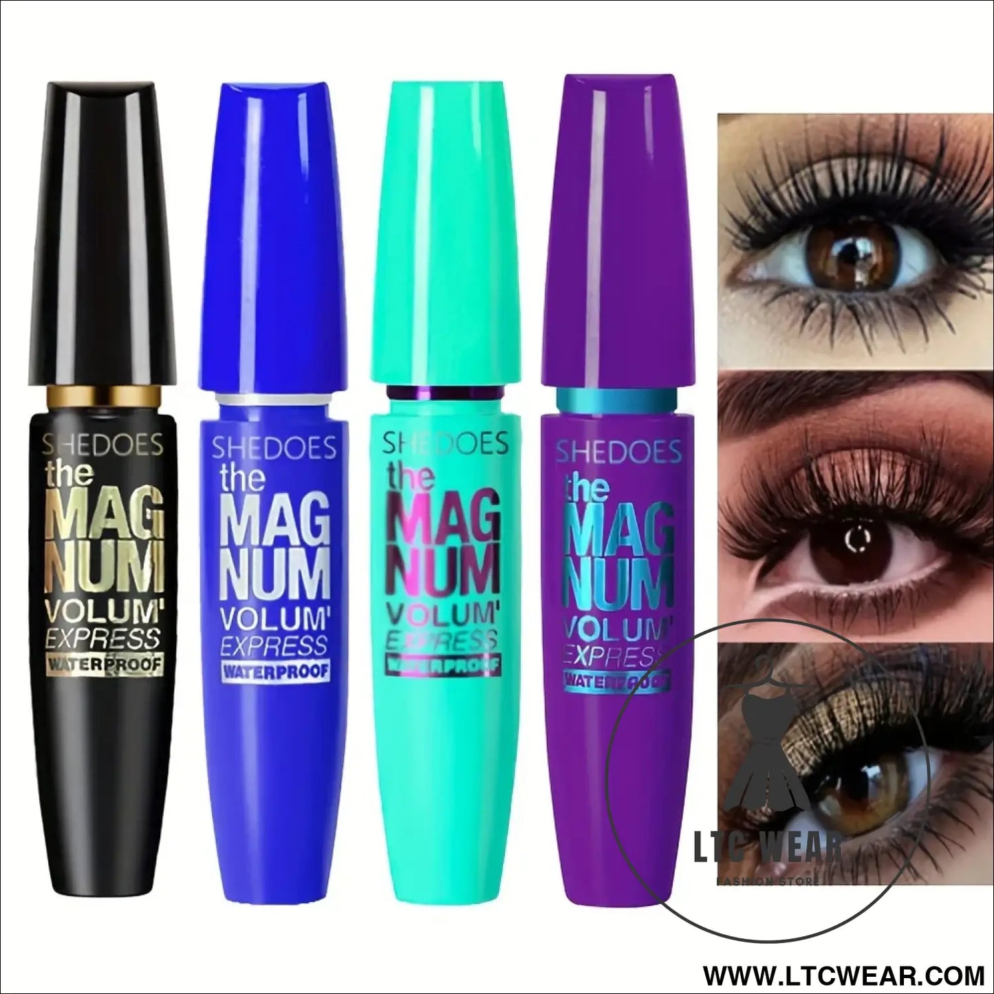 4D Black Mascara: Ultimate Thickening & Curling Power - L.T.C Wear Online Fashion Store