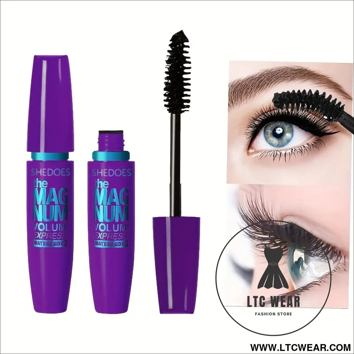 4D Black Mascara: Ultimate Thickening & Curling Power - L.T.C Wear Online Fashion Store