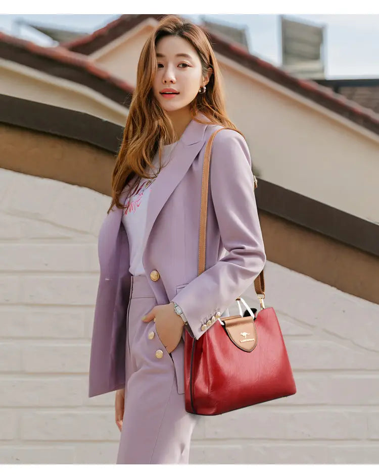 Cross shoulder bag women’s handbag women’s bucket bag