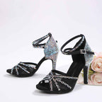 Sparkling Stiletto Sandals Elegant Comfortable Evening Glamour