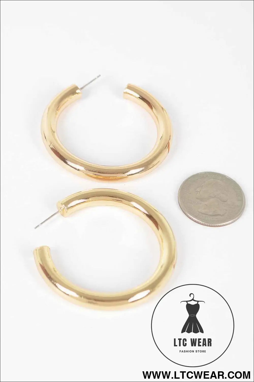 5cm Metal Pipe Earring