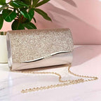 Sparkling Sequin Clutch Elegant Evening  Bridal Party Handbag