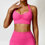 Quick drying beautiful back yoga clothes bra tight fitness vest running shockproof sports underwear