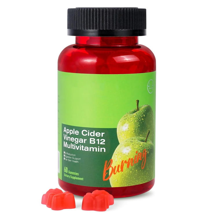 Apple cider vinegar gummies with a b12 boost!