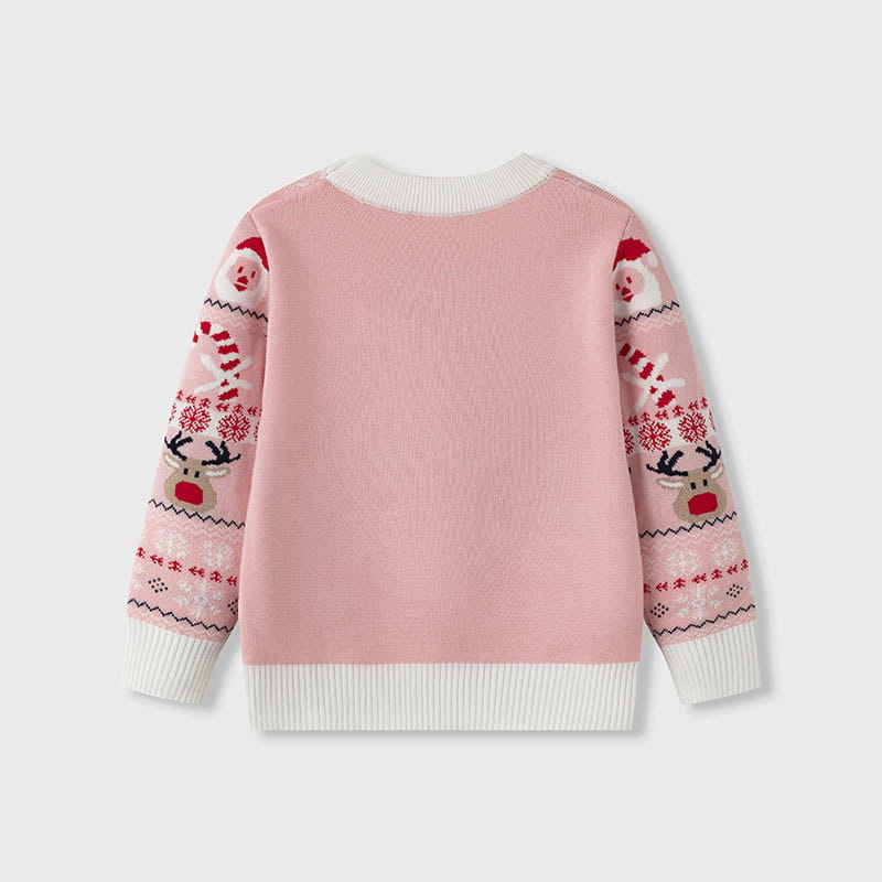 Santa claus baby base knitted sweater children’s pullover sweater