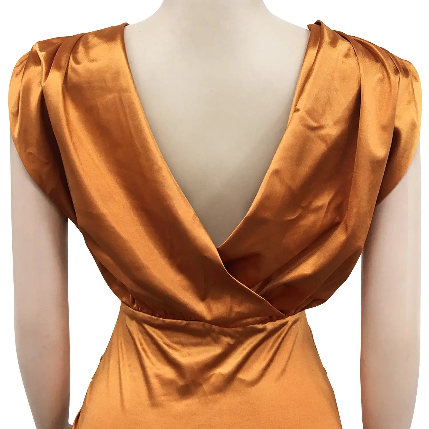 Fashion solid color women’s round neck sleeveless pleated asymmetrical slit long dress