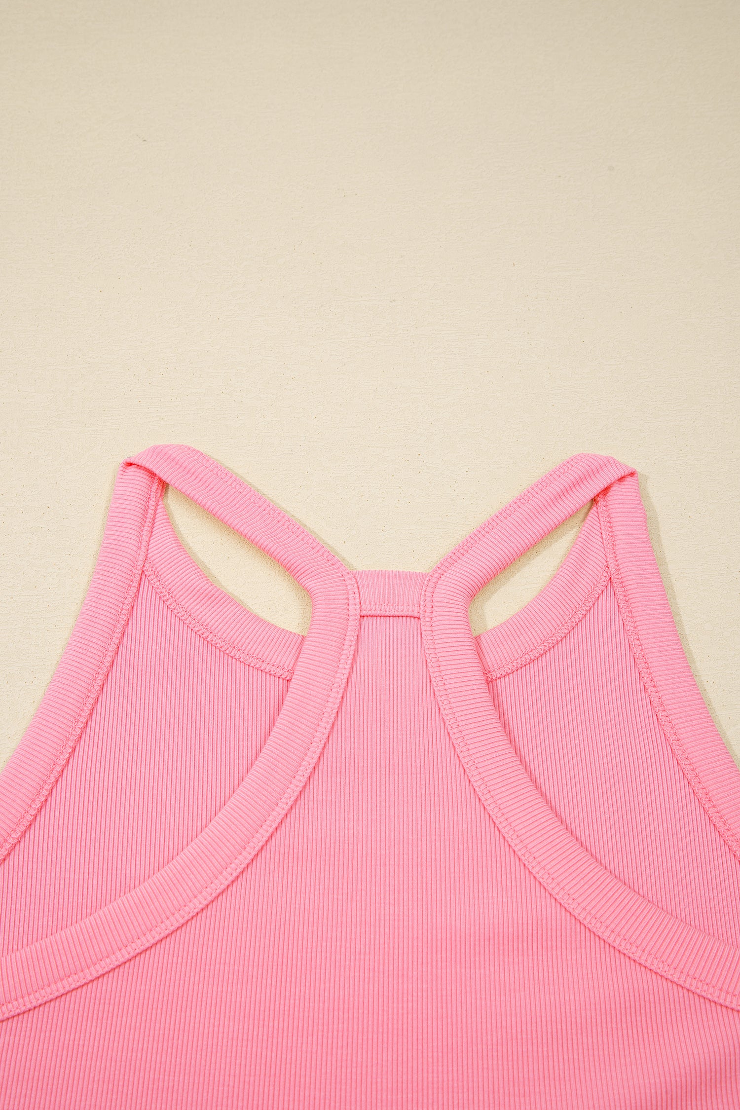 Green Slim Tank Top Elastic Waist Mini Skort 2pcs Outfit