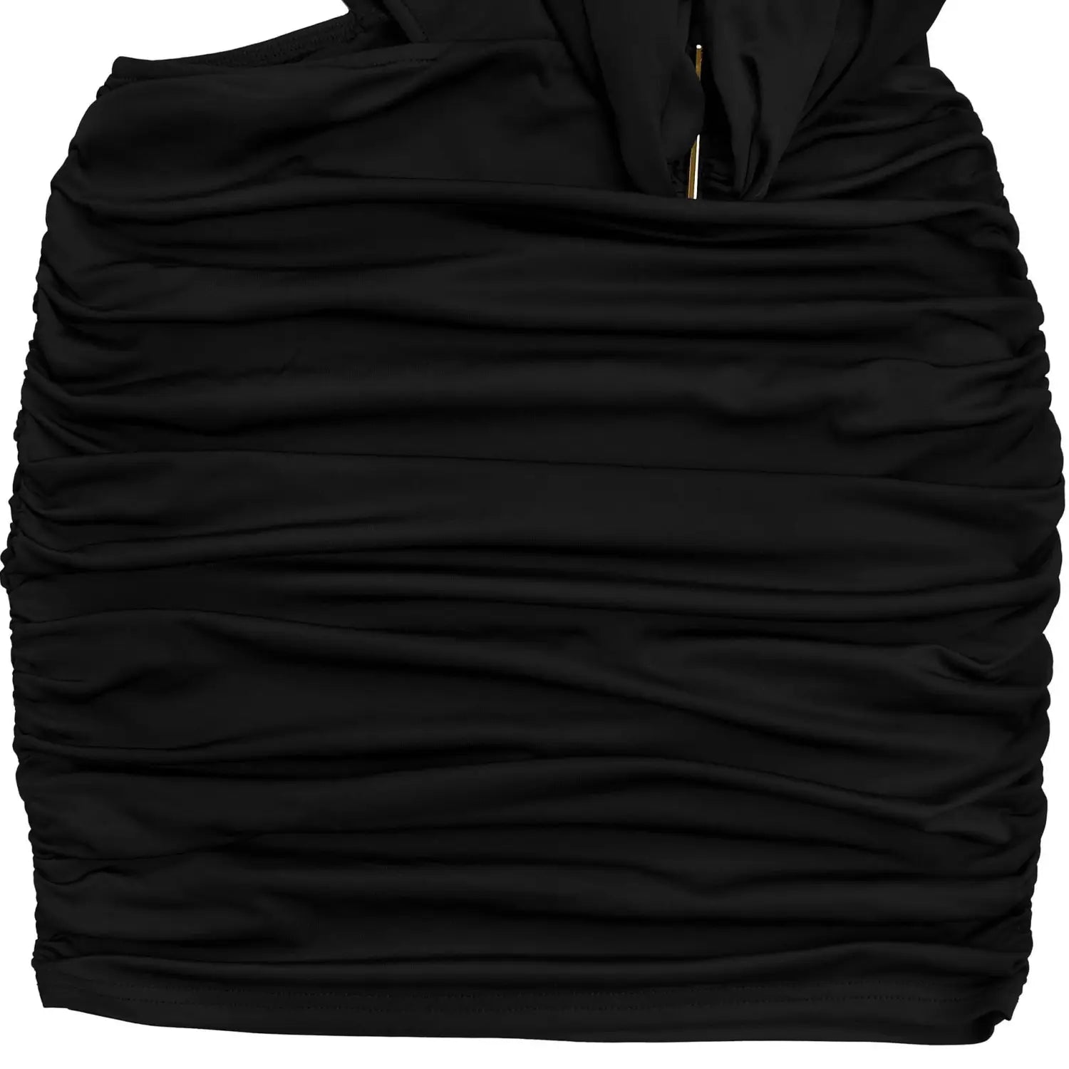 Fashion women’s sexy deep v neck solid color ribbon dress mini dress