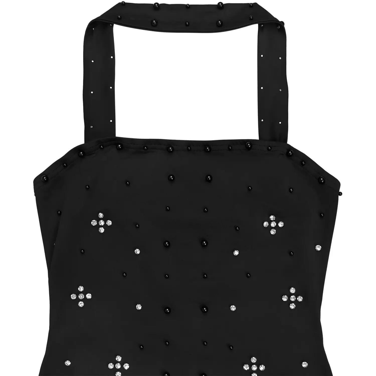 Elegant embellished bodycon strapless dress for women