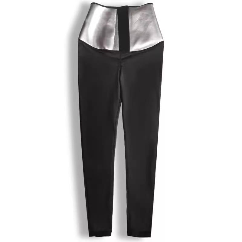 Stylish Waist-Cinching Cropped Yoga Pants