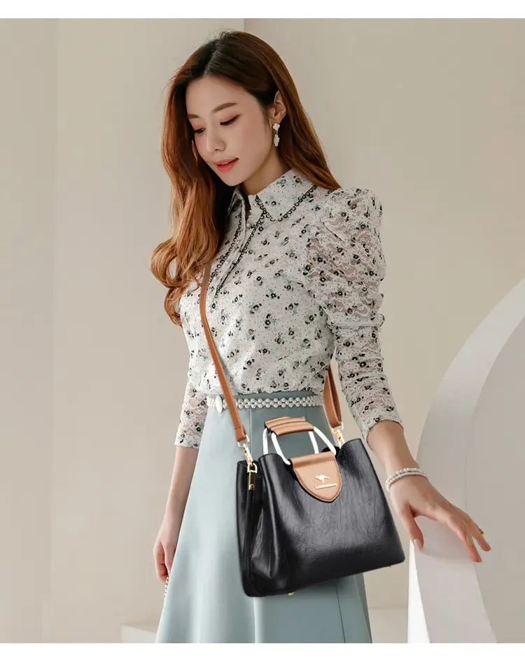 Cross shoulder bag women’s handbag women’s bucket bag