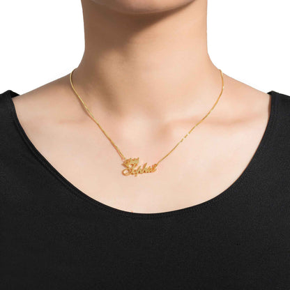 Exquisite Crown Custom Name Necklace