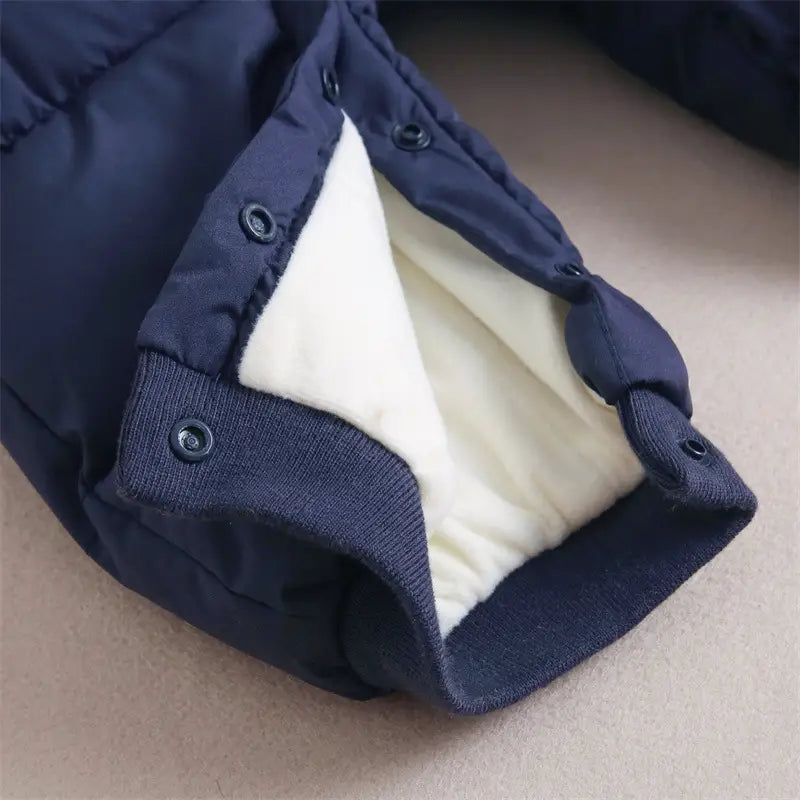 Baby down cotton jacket jumpsuit autumn and winter clothes khai clothes for men and women baby clothes for going