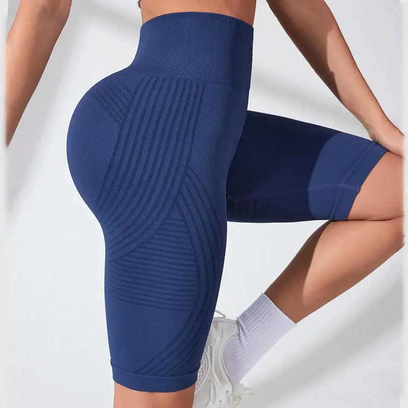 Seamless Butt-Lifting High-Waist Yoga Shorts