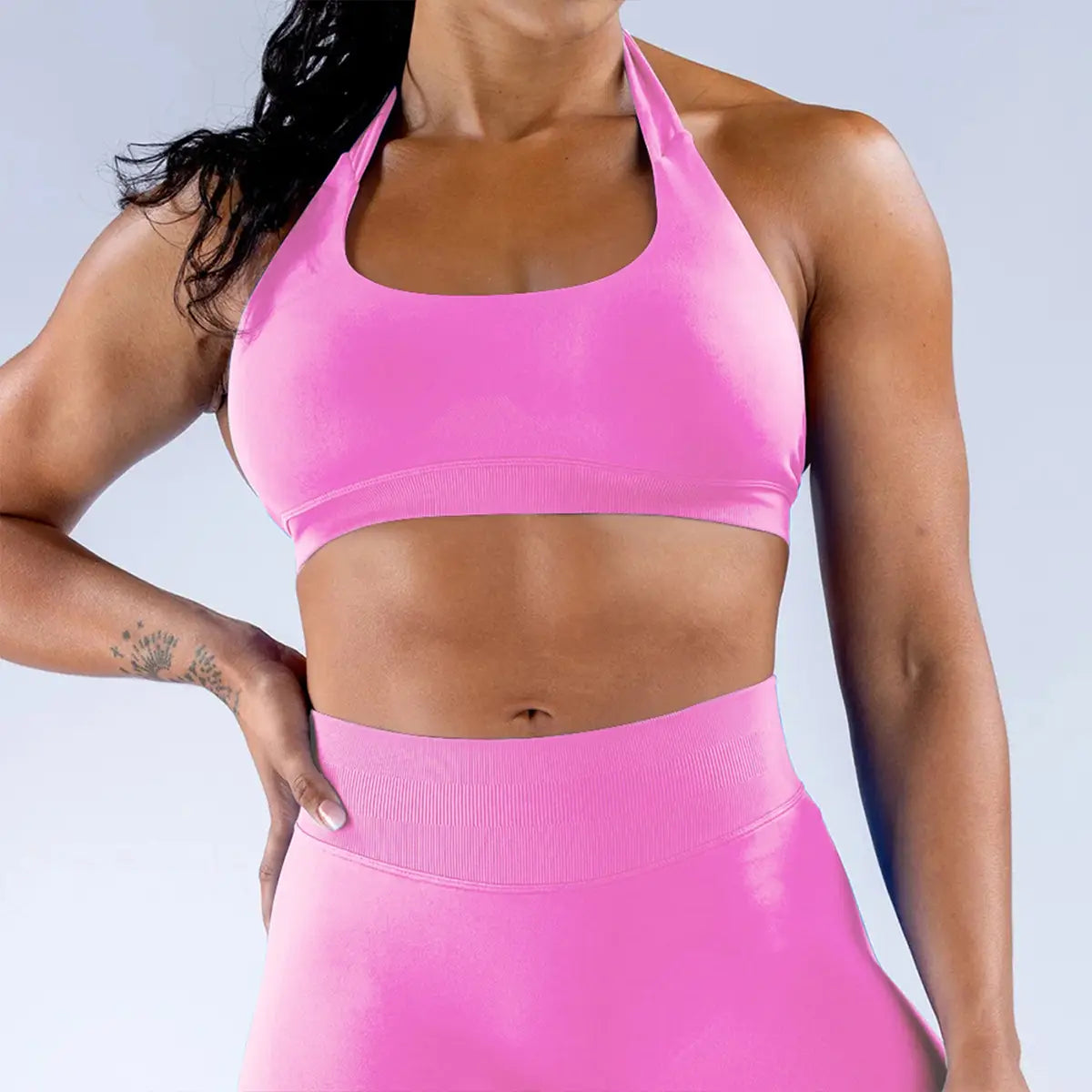 Flex & Flow: Backless Shock-Absorbing Yoga Bra Set