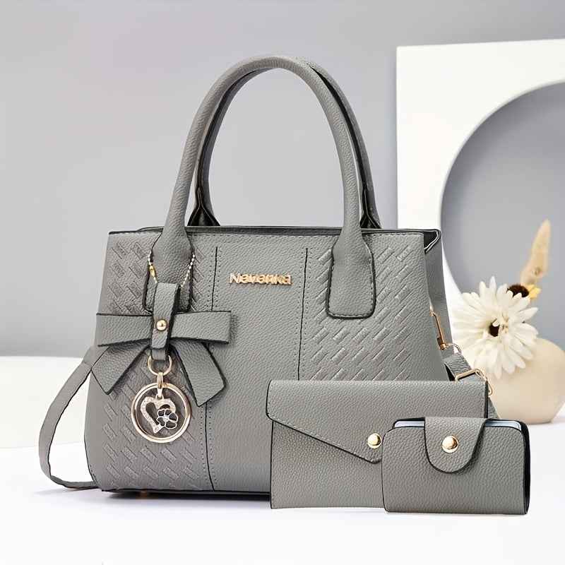 Chic Quilted Crossbody Summers Versatile Fashion Set