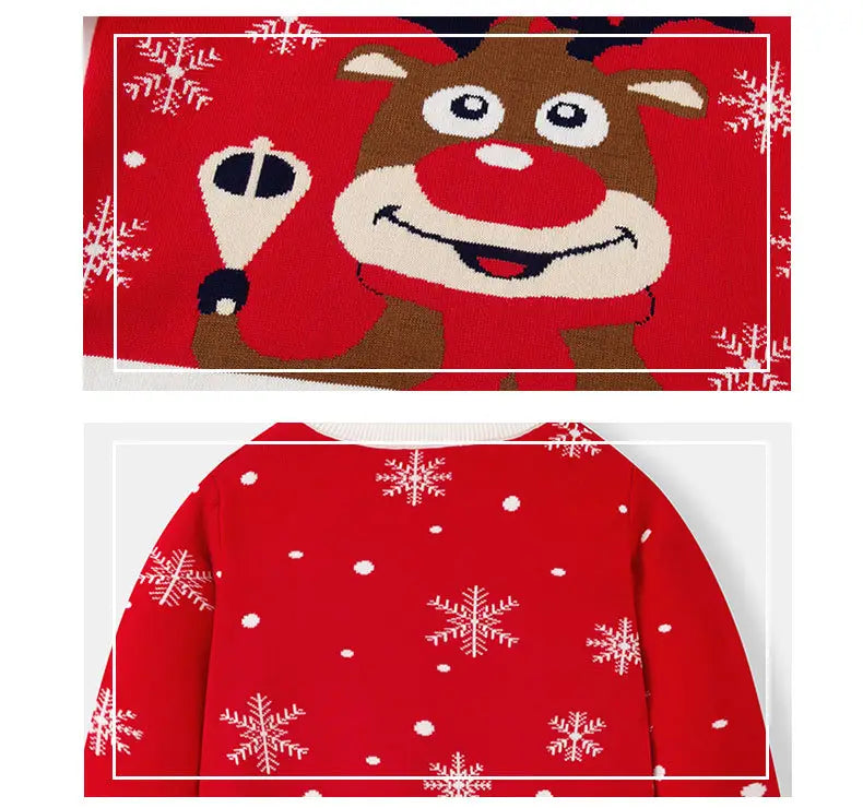 Little deer christmas sweater baby undercover knitted sweater