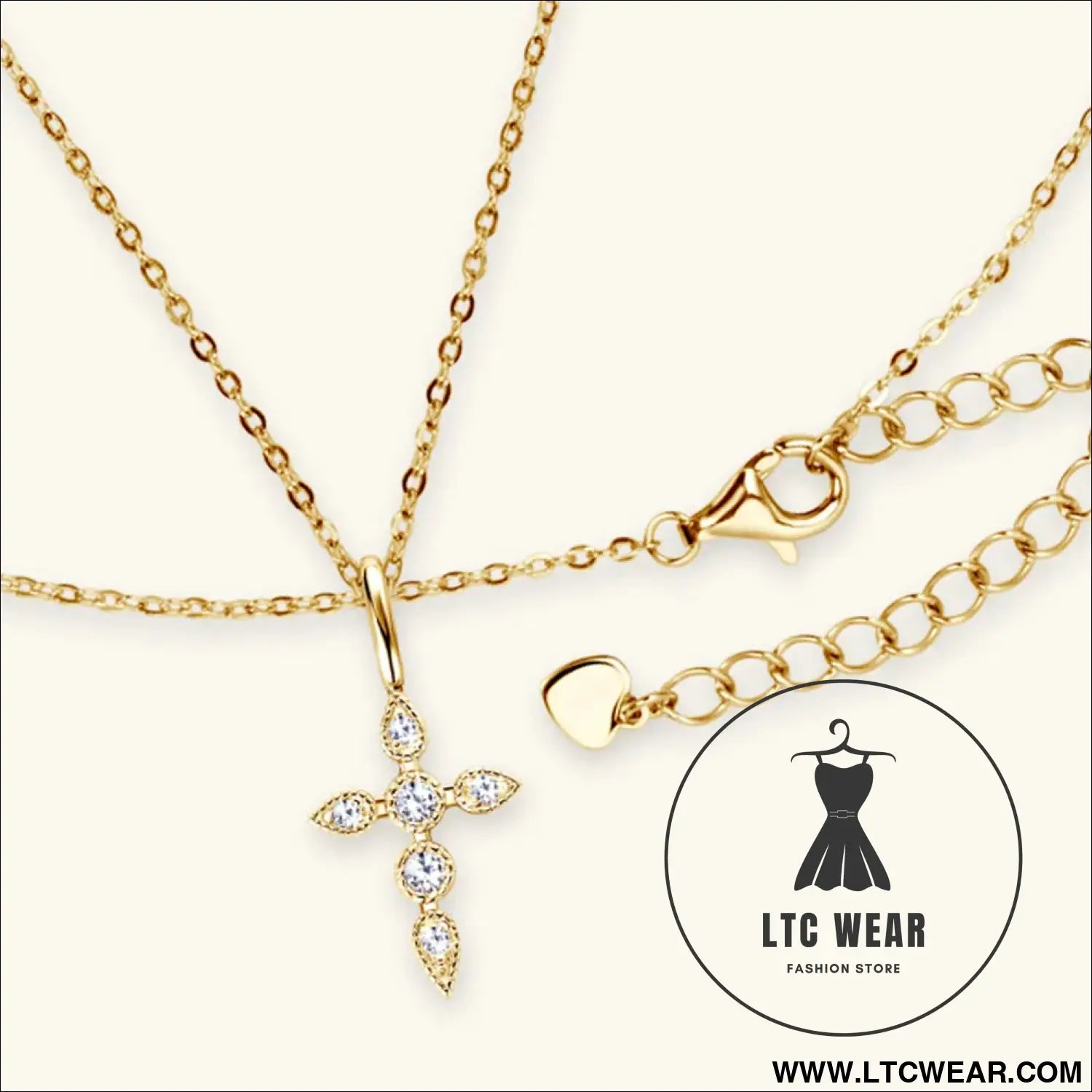 925 sterling silver moissanite cross pendant necklace