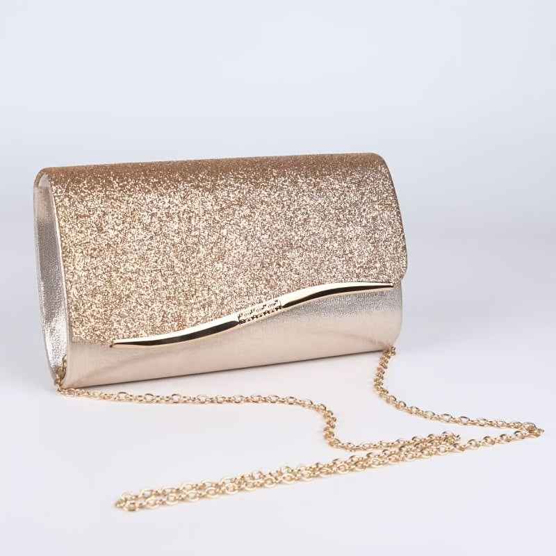 Sparkling Sequin Clutch Elegant Evening  Bridal Party Handbag