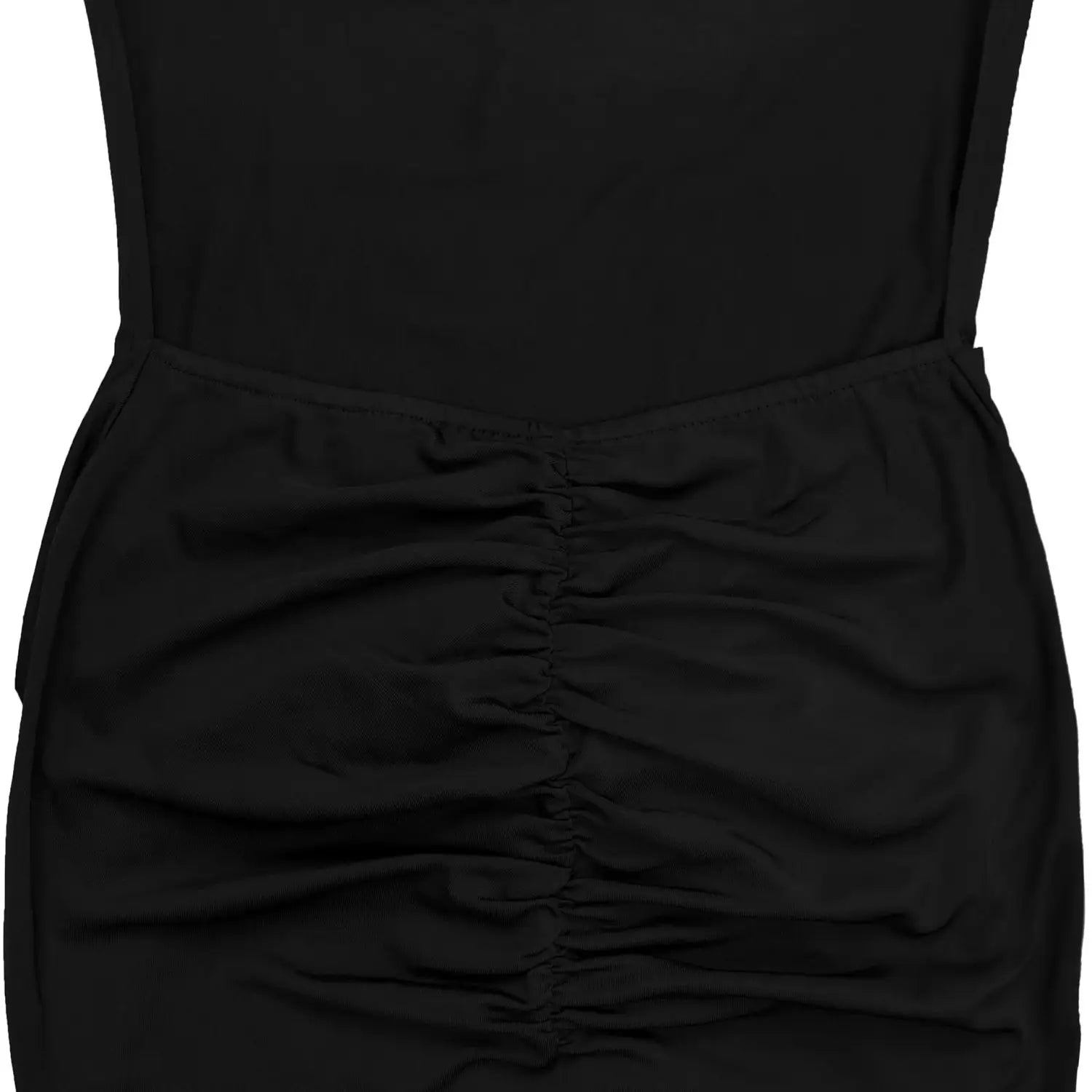 Fashion women’s elegant solid color slim backless dress