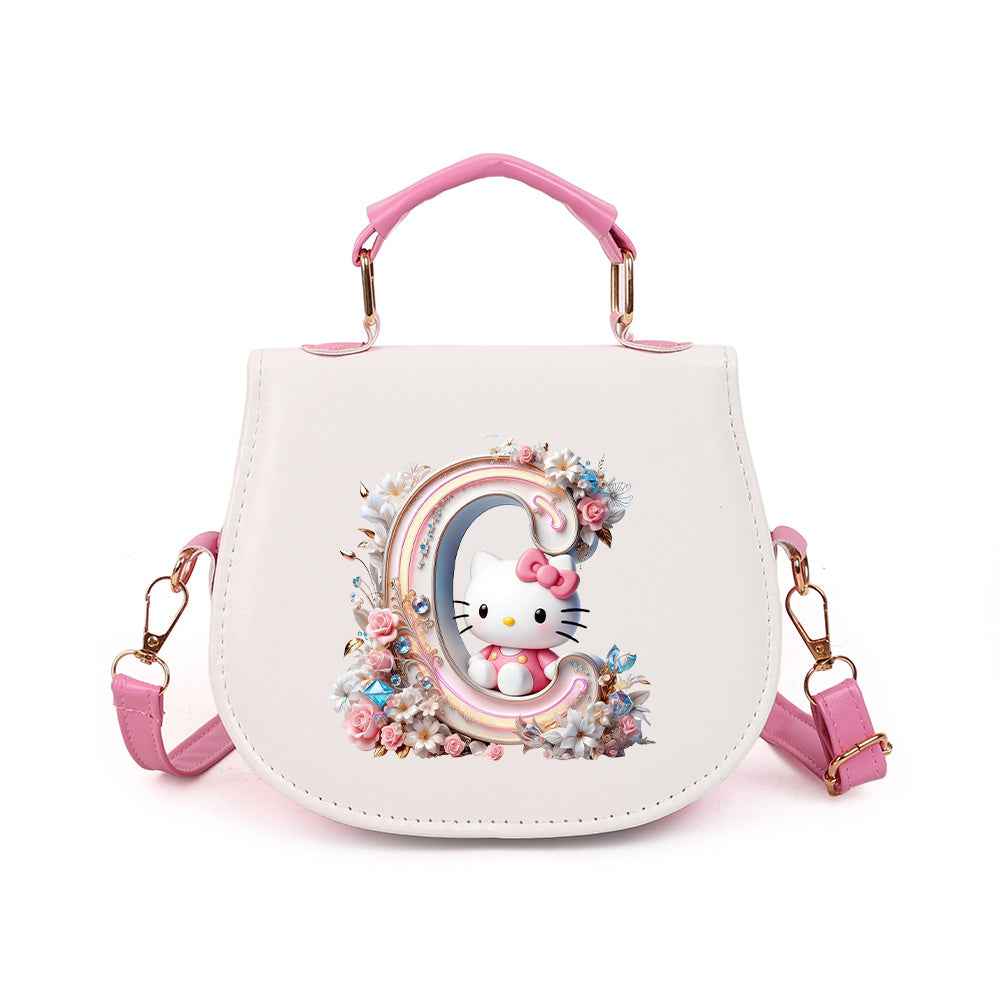 Hello Kitty 26Letter Crossbody Bag Chic AllSeason Style