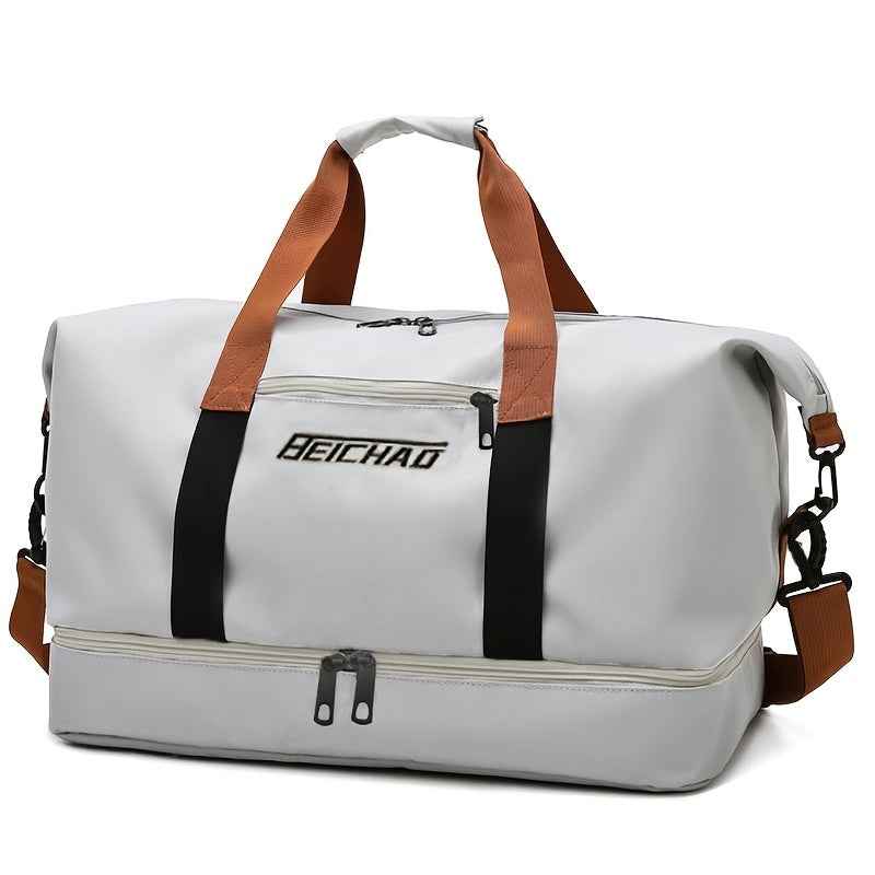 Versatile Unisex Neutral Tote Travel Gym Everyday Carry