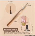 9pcs uv gel nail brush liner diy painting pen manicure acrylic drawing brush for nail art design nails tip display