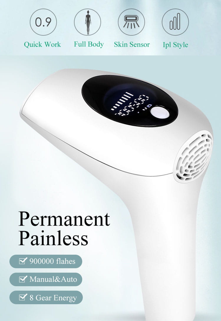 Laser hair removal instrument lip axillary private pubic hair shaver photon permanent household ice point hair removal
