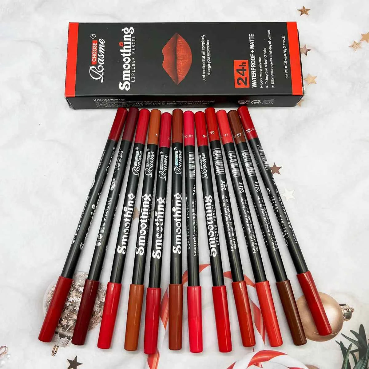12-Piece Lipstick Set: Perfect Valentine's Day Gift