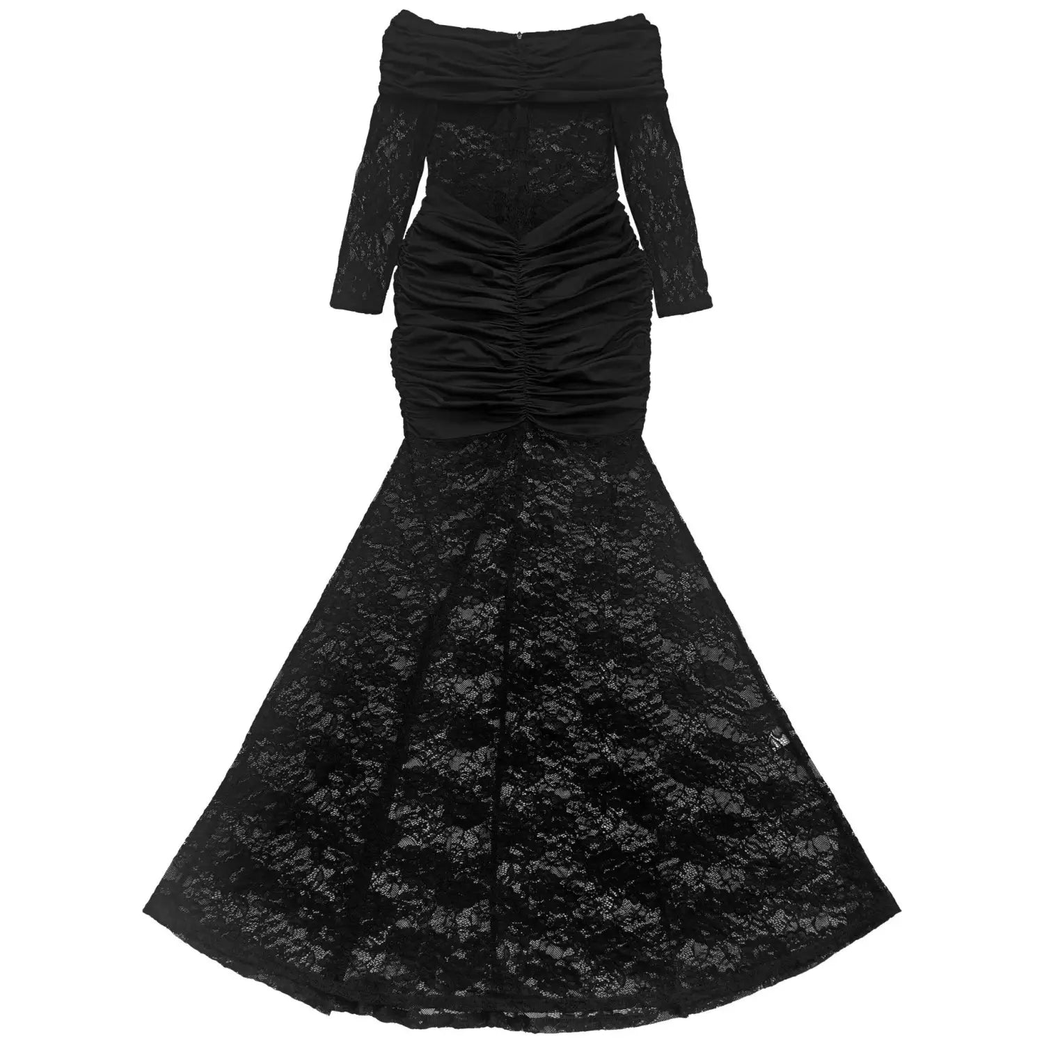 Fashion Women's Sexy One-Shoulder Lace Bodycon Dress