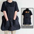 Double-Sided Waterproof Kitchen Apron – Adjustable Unisex Chef Apron, Pure Color Household Cooking Workwear