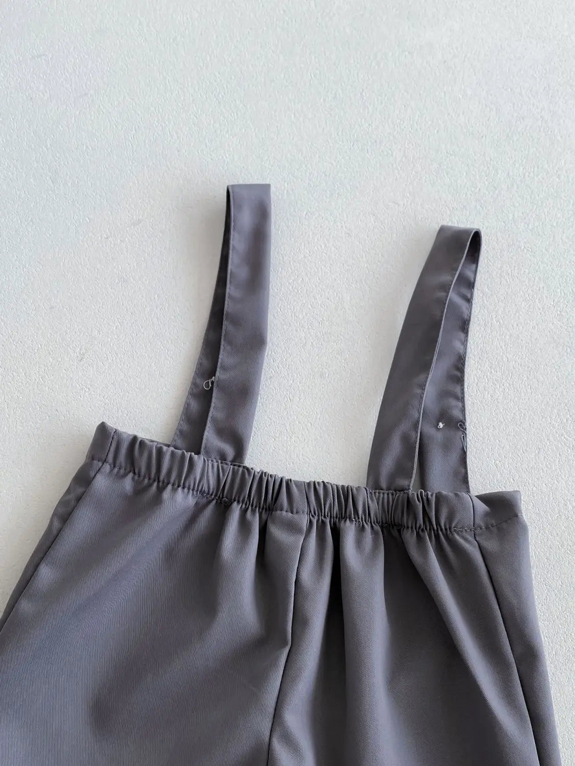 Summer baby hoodie tie suspender shorts two-piece set for gentlemen’s one month and one year old dress suspender pants