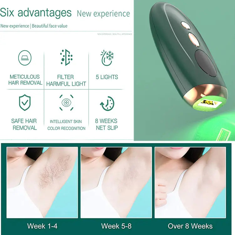 Effortless Hair Removal: Light Device for Face & Body