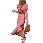 Bohemian Elegant Vacation Long Dress