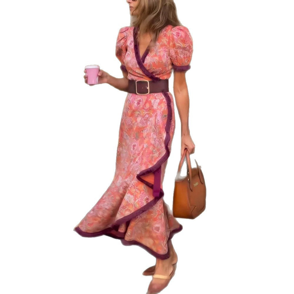 Bohemian Elegant Vacation Long Dress