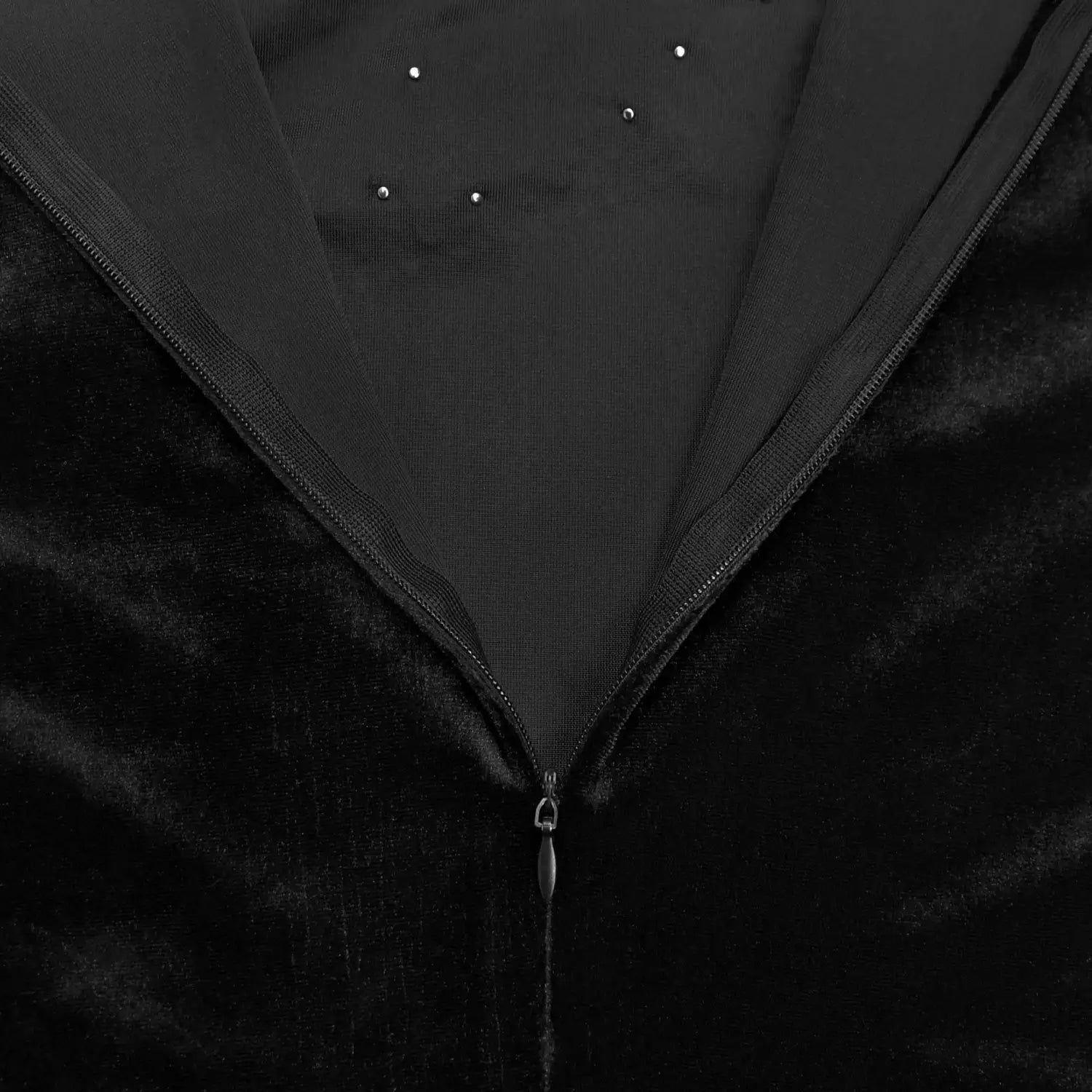 Elegant velvet embellished dress for women fashionable chic cocktail dress