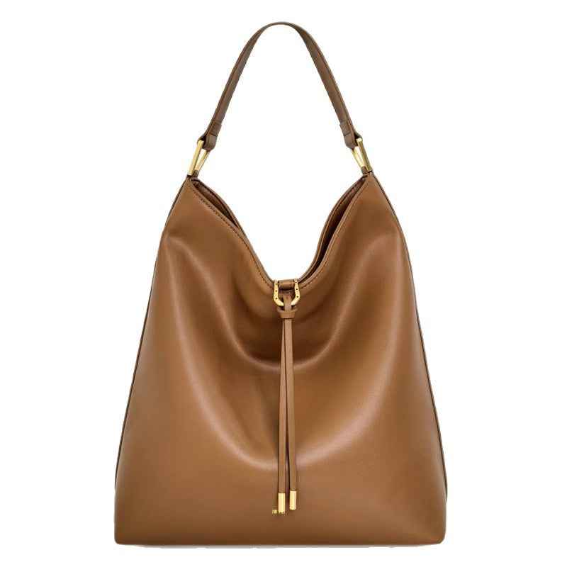Suede Tote Bag for Women, Large Capacity Commute Crossbody Bucket Bag